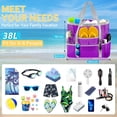 thumbnail image 2 of CAILDANL Mesh Beach Bag - Large Tote Bag for Family, Toys & Vacation Essentials, 2 of 7