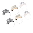 thumbnail image 3 of LOLIPPYY 6 Pcs Kids Headband Gold Paper Circular Party Accessory for New Year, 3 of 8