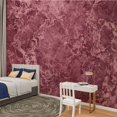 thumbnail image 2 of Peel and Stick Wallpaper Waterproof Maroon Brown Grunge Ombre Texture Marsala Color Pretty Vinous Wall Mural Decor Self Adhesive and Removable 100in x 144in, 2 of 8