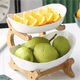 thumbnail image 3 of Frutero Cesta De Cocina Organizador De Frutas Rack 2 Niveles Xtellar blanco, 3 of 4