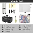 thumbnail image 5 of Portable Beach Tent Sun Shelter With Ground Pegs Water And Wind Resistant Sun Shade Canopy Angle Adjustable Horse, 5 of 7
