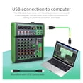 thumbnail image 2 of Mixer DJ Console With 99DSP Digital Effect 48V Phantom Power USB MP3 For PC Recording, 2 of 5