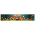 thumbnail image 3 of Colorful Rainbow Themed Banner with Floral Decorations Mrs Alisters Classroom Sign Backdrop Party Supplies for School Events Classroom Decorations Photography Props for Teacher Parties, 3 of 8