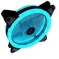 thumbnail image 1 of Ventilador de chasis LED 12cm Aurora Solar Eclipse 16LED 12025 LED frío de doble apertura chasis de computadora disperso, 1 of 3