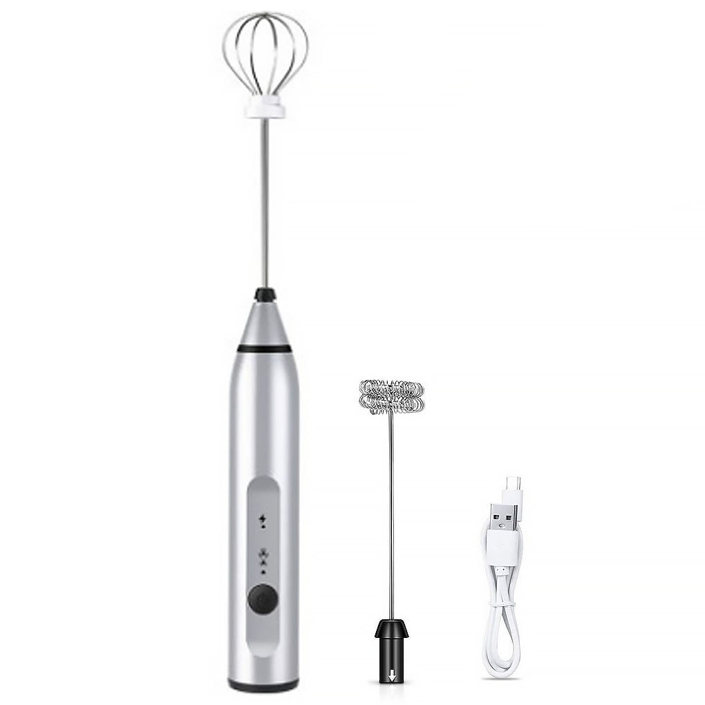 KUWAN Electric Milk Frother Rechargeable Handheld Wand Coffee Mixer for  Latte Hot Milk Eggbeater with Charging Cable NEW – Walmart Inventory  Checker – BrickSeek
