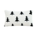 thumbnail image 2 of AuroraX Christmas Pillow Covers 11x19 Inch Black Winter Decorative Fancy Pillow Cases Outdoor Plush Minimalist Christmas Tree Cushion Cover Livingroom,Room Decor, 2 of 6