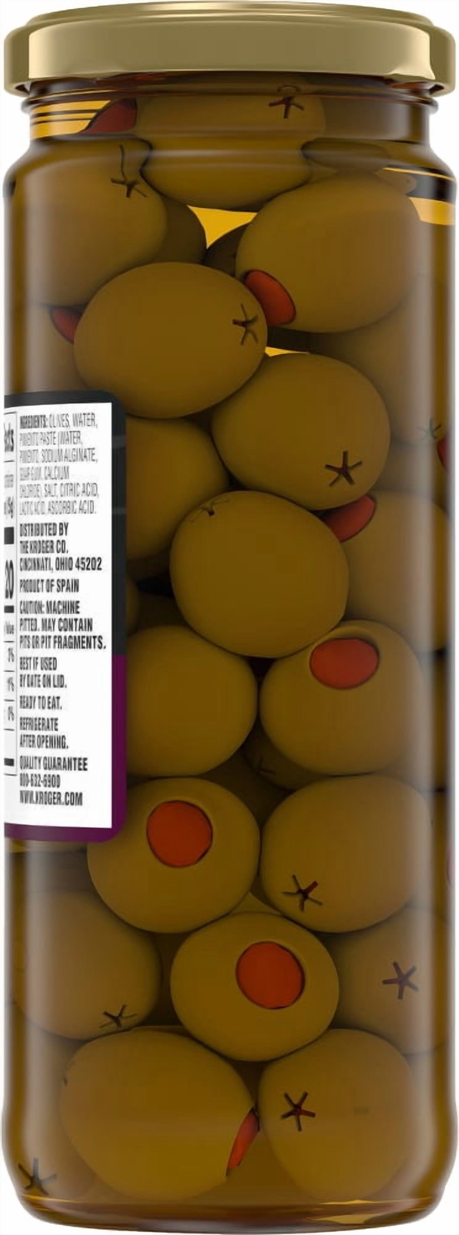 Kroger Queen Olives Stuffed with Pimiento 14 oz - 5 Pack