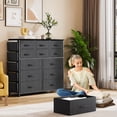thumbnail image 2 of Cómoda Cajonera 12 Cajones de Tela para Recámara | Organizador de Ropa con Bolsillos Laterales y Ganchos | Mueble de Almacenamiento Multifuncional para Dormitorio - Resistente y Espacioso, 2 of 9