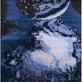 thumbnail image 1 of Ahgly Company Machine Washable Indoor Square Industrial Modern CornflowerBlue Area Rugs, 3' Square, 1 of 7