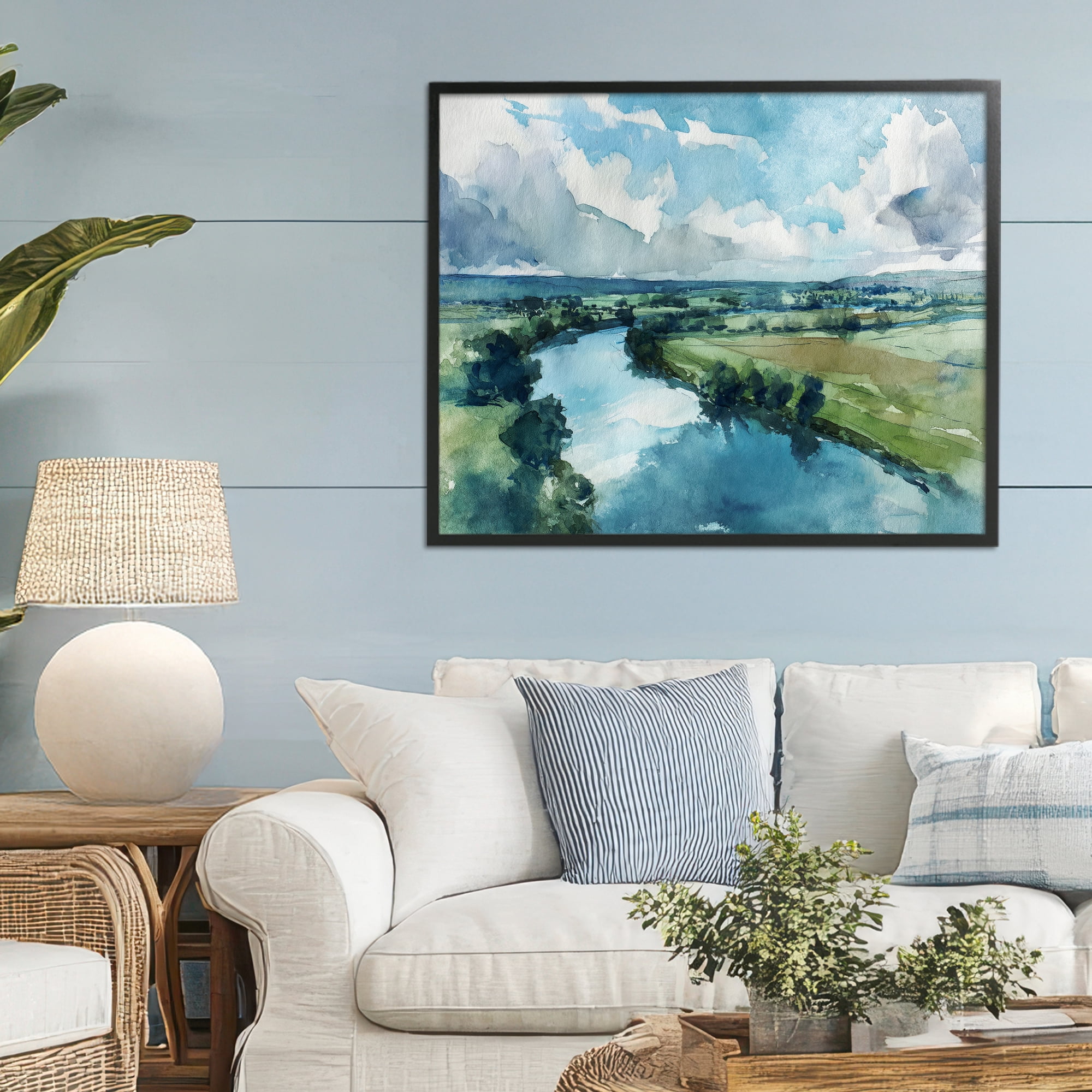 Stupell Industries In The Wild Flow Black Framed Giclee Art, design by Svetlana Aleynikova