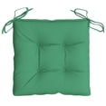 thumbnail image 2 of Juego de 4 cojines para sillas de exterior Benzara, antideslizantes, color verde, 50 x 50 x 7 cm, 2 of 5