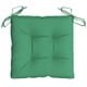 thumbnail image 2 of Juego de 4 cojines para sillas de exterior Benzara, antideslizantes, color verde, 50 x 50 x 7 cm, 2 of 5