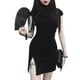 thumbnail image 1 of Lucakuins mujeres chinas Qipao Suede brillante Mini vestido cierre Split Club fiesta ceñido al cuerpo vestido Lucakuins s-L, 1 of 5