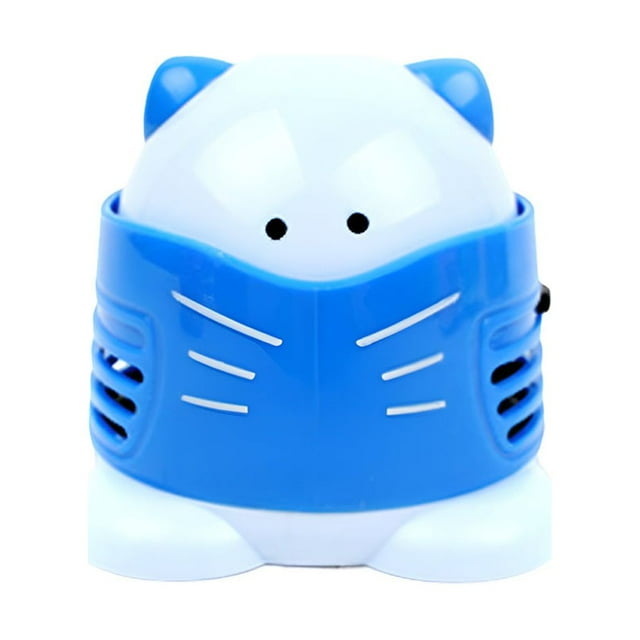 Guardoinrt 1/2/3 Cartoon Cat Desktop Vacuum Cleaning Machine Electric Keyboard Dust Collector Clean Drill Tool Stitch Sewing Tools Blue 1 Pc