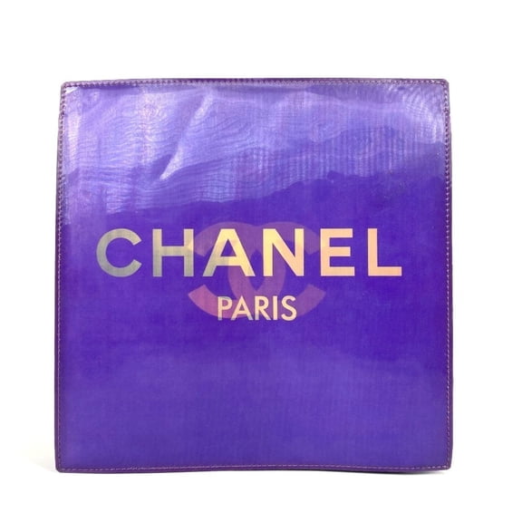 Pre-Owned CHANEL Chanel Hologram CC Coco Mark Logo Bag Chain Shoulder W Vinyl Women's... (Good)