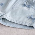 thumbnail image 5 of NAISIBABY Girls Denim Shorts, High Rise Stretch with Pockets Cute Fashion Jean Shorts Light Blue Size 8, 5 of 7