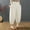 White, variant on SIYUDAN Pants For Women Woman Pants Casual White Adult Baggy Pants Comfy Work Pants High Waist Wide Leg Pants With Pockets Fall Pants For Women