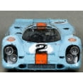 thumbnail image 4 of Stephen Chambers 24x19 Black Ornate Wood Framed With Double Matting Wall Art Titled - Porsche 917 Gulf 2, 4 of 6