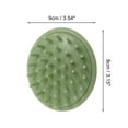 thumbnail image 5 of Unique Bargains 1 Pc Handle Hair Shampoo Brush for Head Massage 3.54"x3.15"x2.95" Green, 5 of 6