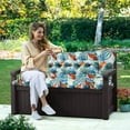 thumbnail image 3 of Porch Swing Cushions 71in , Waterproof Outdoor Replacement Glider Cushions, 2-3 Seater Patio Bench Cushions with Backrest for Garden,Backyard, 3 of 7