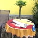 thumbnail image 2 of Verano playa redonda dibujos animados impreso toalla Mat cubrir mujeres protector solar chal bufanda piscina manta, 2 of 8