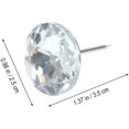 thumbnail image 4 of Crystal Upholstery Nails Sofa Headboard Nails Buttons Tacks 25mm 20PCS, 4 of 5