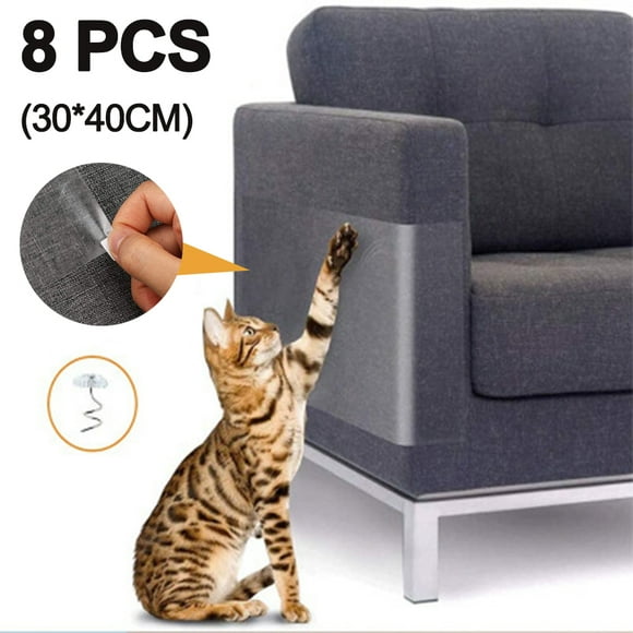 Cat Furniture Protection Stickers, Cat and Dog Paw Self-adhesive Pads, Cat Sofa Protection Pads with Pins, Anti-scratch Agents for Your Home Protection,