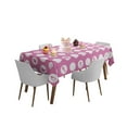 thumbnail image 2 of Clearly Elegant Pink Baby Shower Theme Design Pre-Cut Disposable Plastic Table Cover, 54” x 108”, 8 Ft, 2 of 4