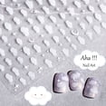 thumbnail image 2 of Pegatinas de nube blanca para uñas, calcomanías autoadhesivas ultrafinas, estrella, Luna, flor blanca, nubes, color Kawaii, 1 unidad, 2 of 4