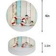 thumbnail image 1 of FMSHPON Anchor Welcome Board Set of 8 Round Coaster for Drinks, Absorbent Ceramic Stone Coasters Cup Mat with Cork Base for Home Kitchen Room Coffee Table Bar Decor, 1 of 4