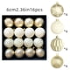 thumbnail image 4 of Decoraciones de Árbol de Navidad Colgante de Decoración de Navidad 6cm Estilo Retro Bola de Rasguños Colgante de Decoración de Bola de Navidad Colgante de Árbol de Navidad, 4 of 8