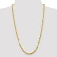 thumbnail image 2 of 14k 5.0mm Diamond-Cut Quadruple Rope Chain, 2 of 3