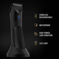 thumbnail image 4 of Mens Manscaping Pubic Hair Trimmer Waterproof Groin Electric Ball Body Shaver, 4 of 5