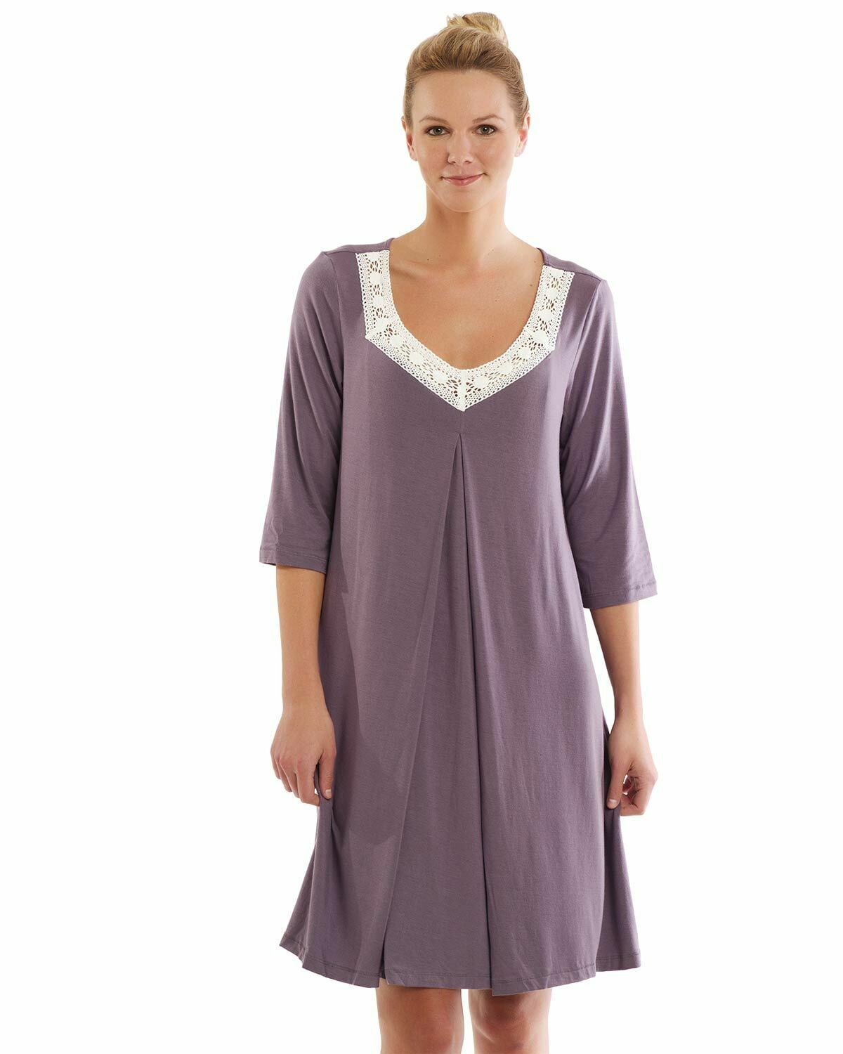 Bellefit - Bellefit Cool Comfy Nightwear Breastfeeding Night Gown Maternity Nursing Pajama