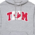 thumbnail image 3 of Instant Message - Team Canada - Men's Pullover Hooded Fleece Sweatshirt, 3 of 6