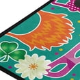 thumbnail image 2 of Coolnut St Patrick's Day Clover Kitchen Rug, 39"x20" Non-Slip Bath Rugs, Anti Fatigue Runner Comfort Floor Mat for Kitchen Washroom Bedroom, 2 of 7