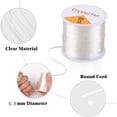 thumbnail image 2 of 3 Rouleaux de Fil à Bijoux Extensible 0,8mm, Cordon Élastique pour Fabrication de Bracelets et Bijoux DIY, 2 of 7