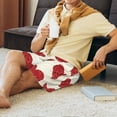 thumbnail image 6 of Rocae Love for Men's Soft Sleep Pajama Shorts, Waistband and Pockets, 6 of 9