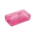 thumbnail image 2 of Dengjunhu Candy Color Transparent Plastic Pencil Cases with Snap-tight Lid, Multicolor, 2 of 7