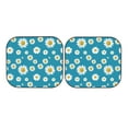 thumbnail image 7 of Daiia Daisies Flowers 2PCS Car Windshield Sun Shade, Foldable Sun Shield for Car Front Window, Auto Sun Blocker Visor Protector Universal for Truck SUV Pickup-, 7 of 7