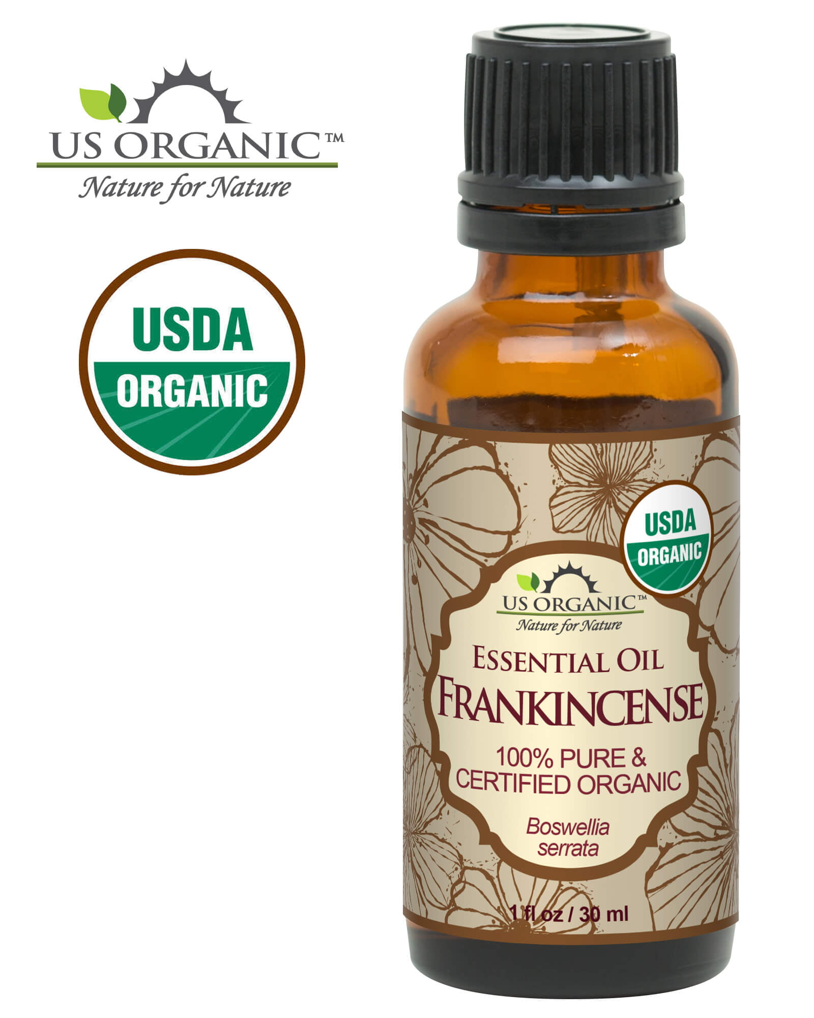 USDA Organic FRANKINCENSE Boswellia serrata Essential Oil Roll-on - Silk  Road Organic®