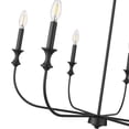 thumbnail image 2 of Millennium Lighting  Savanne 6/12 Chandelier Ceiling Light 6 - Matte Black, 2 of 6