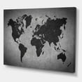 thumbnail image 3 of Designart Ancient Map of The World IX Canvas Wall Art, 3 of 4