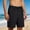 #76-Black, variant on Ceisia Men's Solid Casual Cargo Shorts with Buckle Waistband Drawstring Multi-Pockets Comfortable Summer Outdoor Workwear Pants Black Gifts for Father 2X