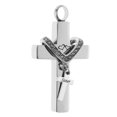 thumbnail image 1 of Colgante de mascota, de cenizas de cremación,Colgante Cruz Cremación,Titular de cenizas,Joyas de recuerdo,Joyería de cremación, familiares,Joyas de Cristo Fernando  Colgante conmemorativo de mascota, 1 of 8