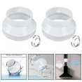 thumbnail image 4 of Lefu Duct Reducer PVC Duct Adapter with Hose Clamp Adaptive Vent System (8 to 6 Inch), 4 of 8
