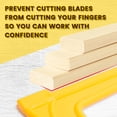 thumbnail image 3 of Juego de 5 piezas de bloque de empuje y palo de seguridad en color naranja vibrante: herramientas esenciales para trabajar la madera para mesas de fresado, ensambladoras y sierras de cinta, 3 of 5