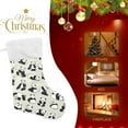 thumbnail image 5 of Coolnut Christmas Stockings Family Holiday Party Personalized Gift Panda Animal Pattern Christmas Stockings Christmas Decorations Mantel Decor, 17.71"x12.20" 1PCS, 5 of 7