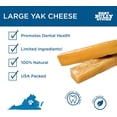 thumbnail image 2 of Best Bully Sticks Himalayan Yak Cheese for Dogs, Large 3 Pack - Natural Yak Chews for Dogs - Lactose Free Odor Free - Long Lasting Dog Chews, 2 of 6