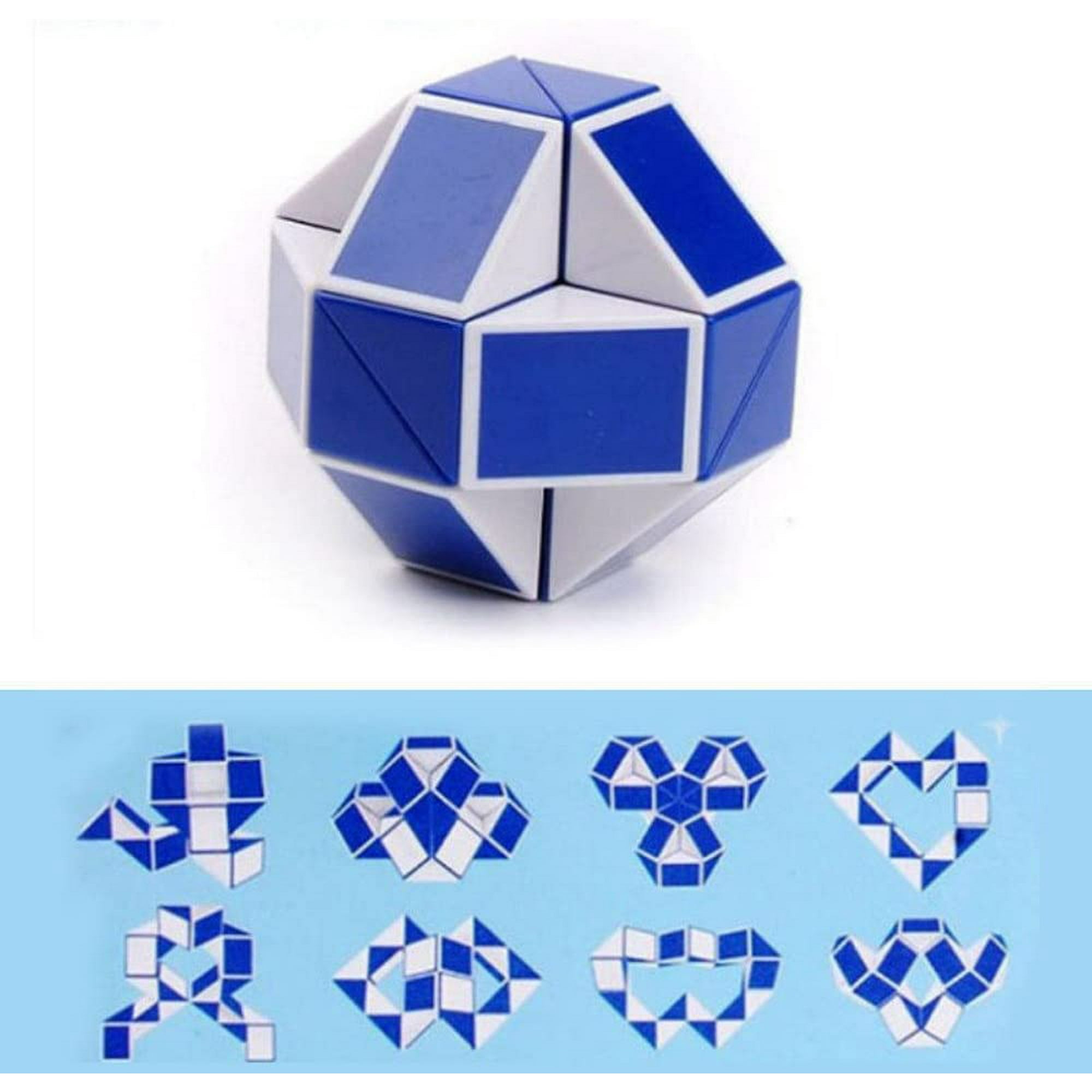 Magic Fidget Snake Cube Twist Puzzle 24 Knots, Magic Snake Sensory